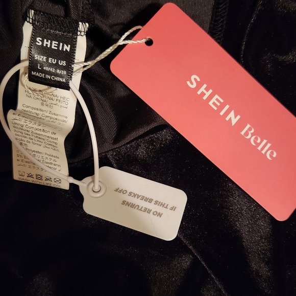 Elegant Black Evening Gown | Sz L - Picture 6 of 8